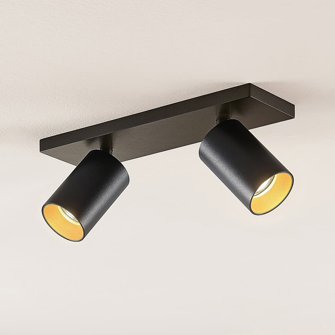 Brinja 2 Deckenleuchte Schwarz - Arcchio - Flurbereich - Modern - Aluminium - Mehrflammig