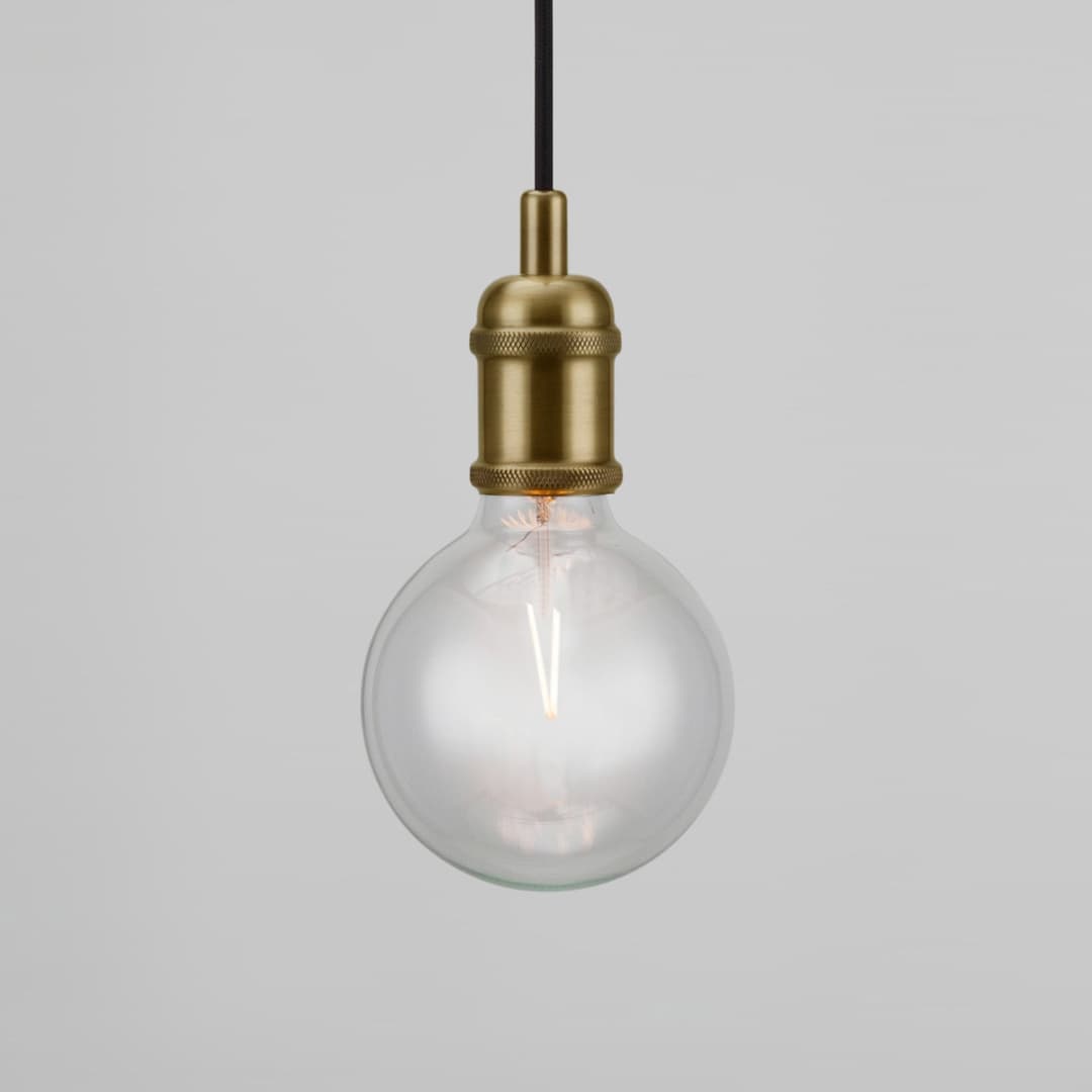 Avra minimalistische Hängelampe in Messing - Nordlux - Wohnzimmer - Vintage - Metall - Einflammig