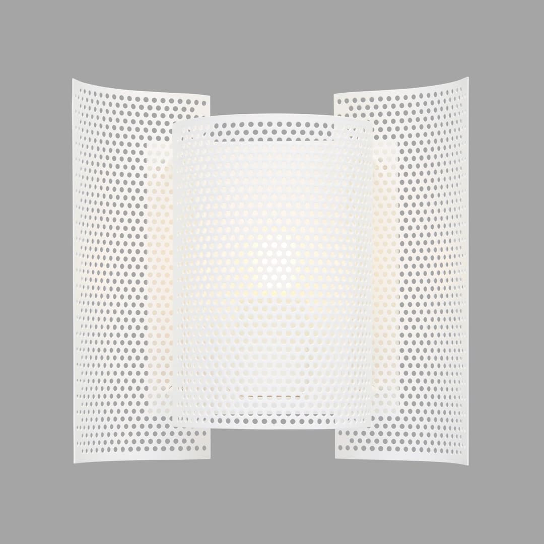 Butterfly Perforated Wandleuchte White - Northern - Wohnzimmer - Design - Metall - Mehrflammig