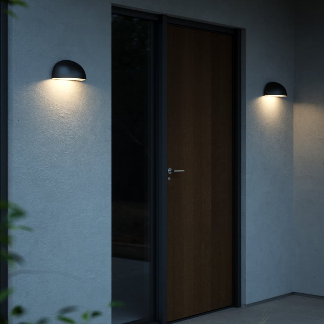 Scorpius Maxi Außen Wandleuchte IP44 Black - Nordlux - Kunststoff - Einflammig