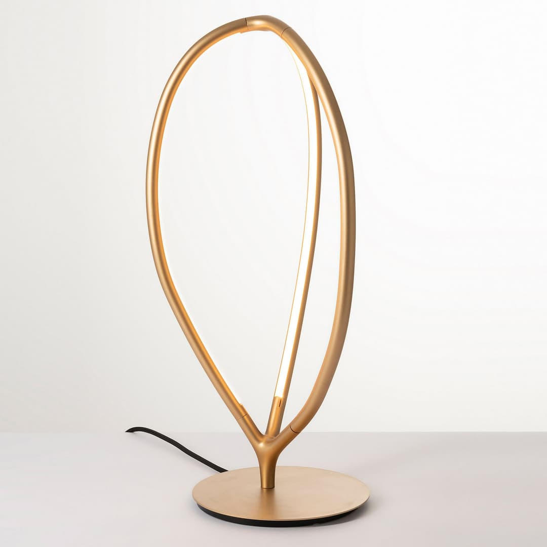 Arrival T LED Tischleuchte Brass - Artemide - Wohnzimmer - Modern - Metall