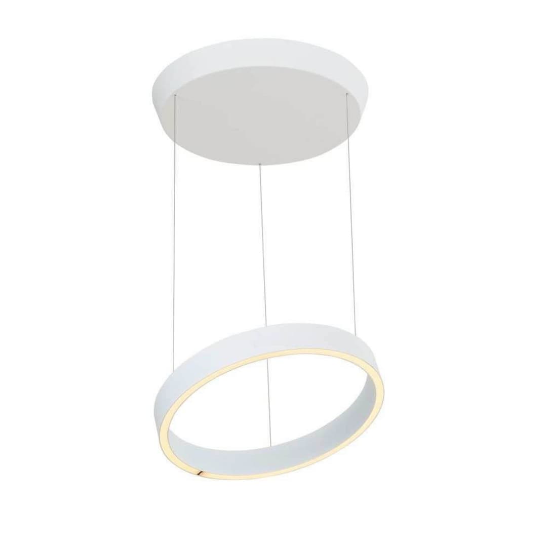 EOS 360 Pendelleuchte Small White - Loom Design EOS 360 Small - Wohnzimmer - Modern - Aluminium - Einflammig