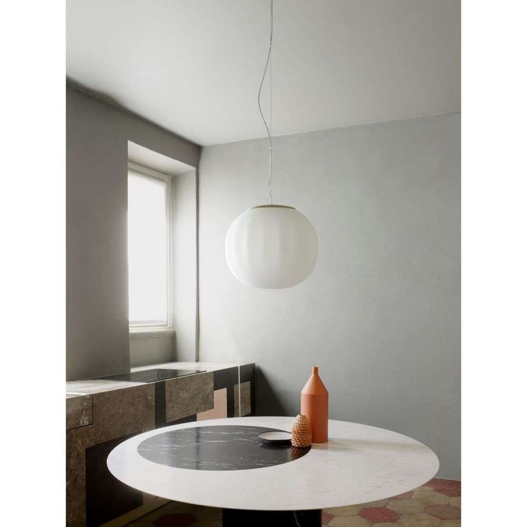 Lita Pendelleuchte Ø42 Brass - Luceplan - Wohnzimmer - Glas