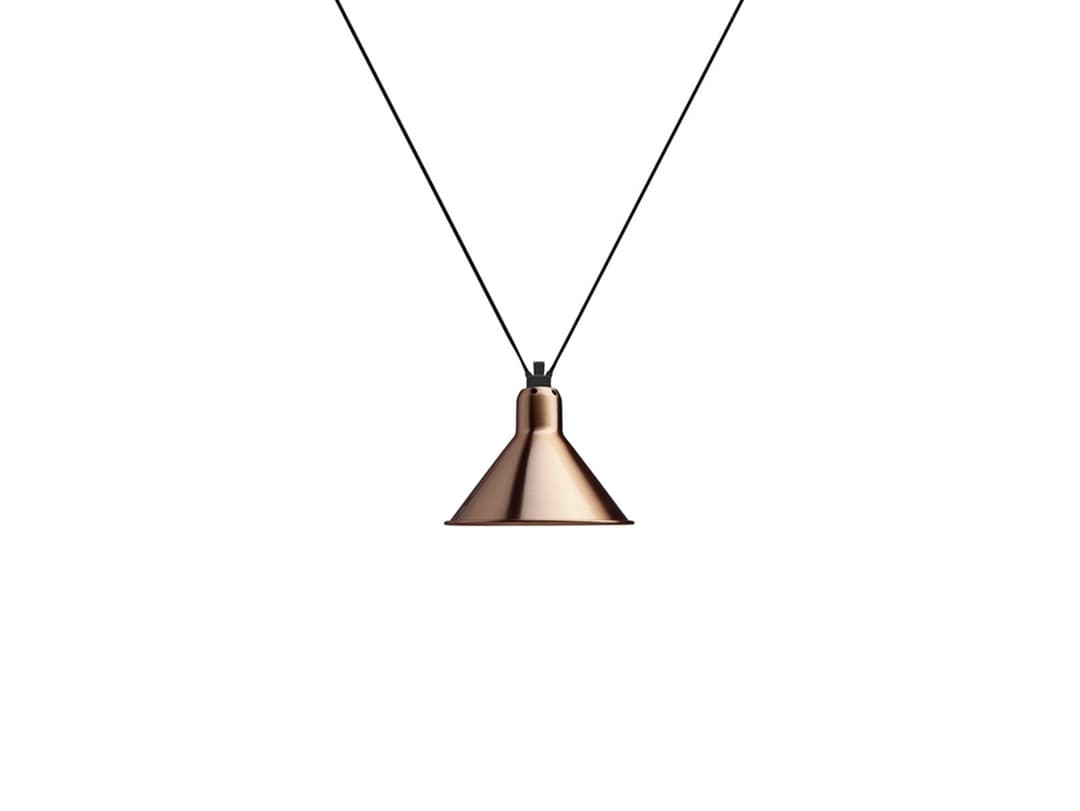 Lampe Gras 323 L Pendelleuchte, kupfer – DCW - Wohnzimmer