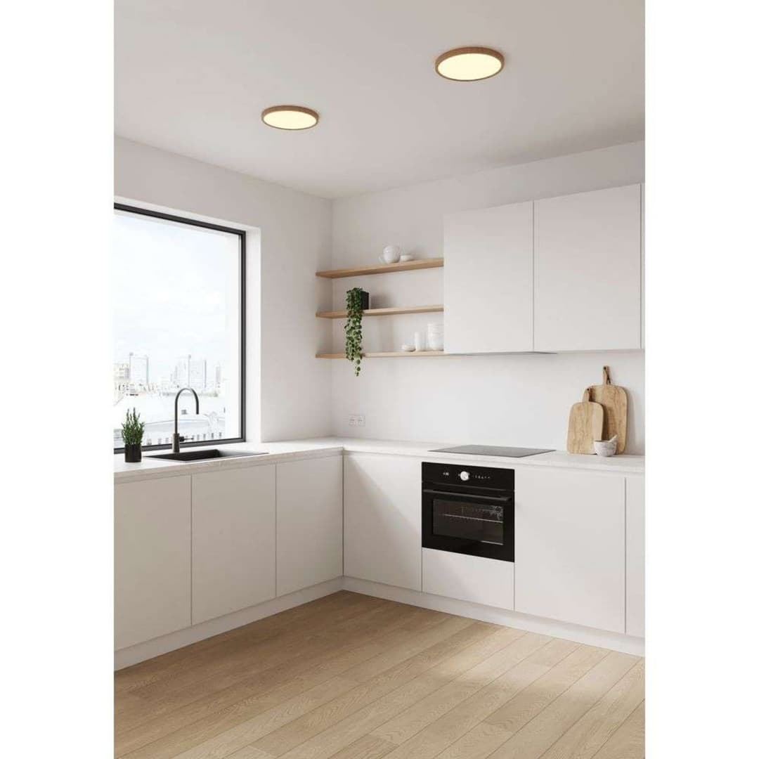 Oja 29 Deckenleuchte IP20 2700K Step Dim Wood - Nordlux - Wohnzimmer - Kunststoff