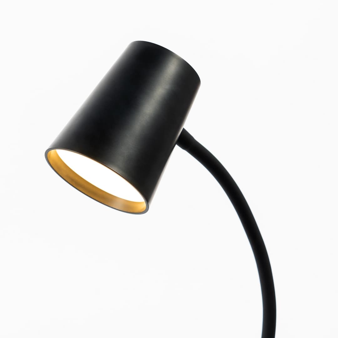 Ailina Klemmleuchte Black - Lindby - Arbeitszimmer / Büro - Modern - Kunststoff - Einflammig