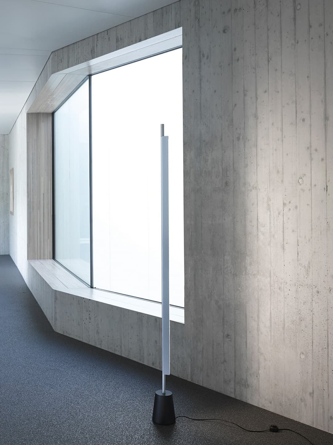 Compendium Stehleuchte Alu - Luceplan - Wohnzimmer - Aluminium