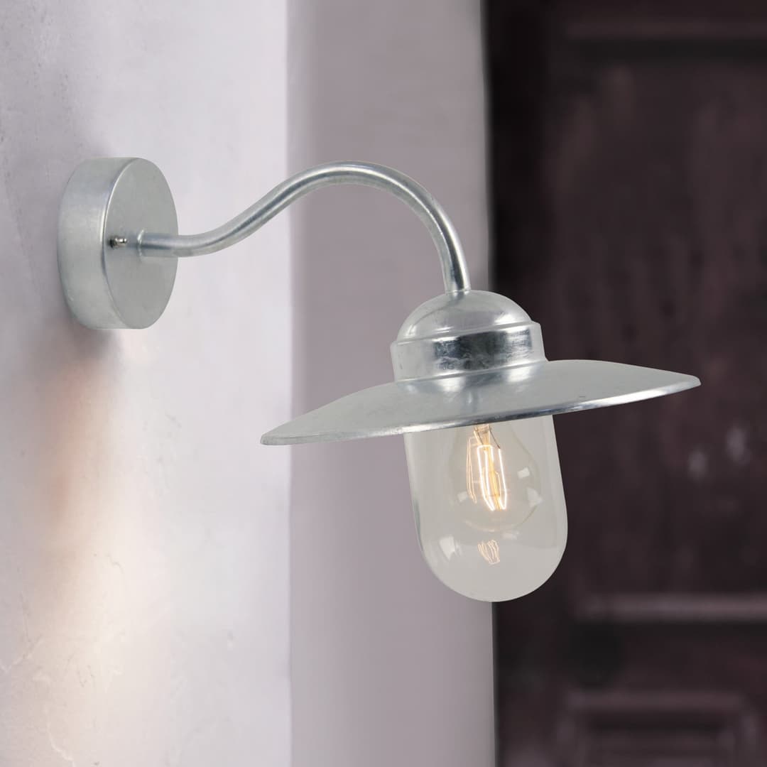 Luxembourg Außen Wandleuchte Galvanised - Nordlux - Metall - Einflammig