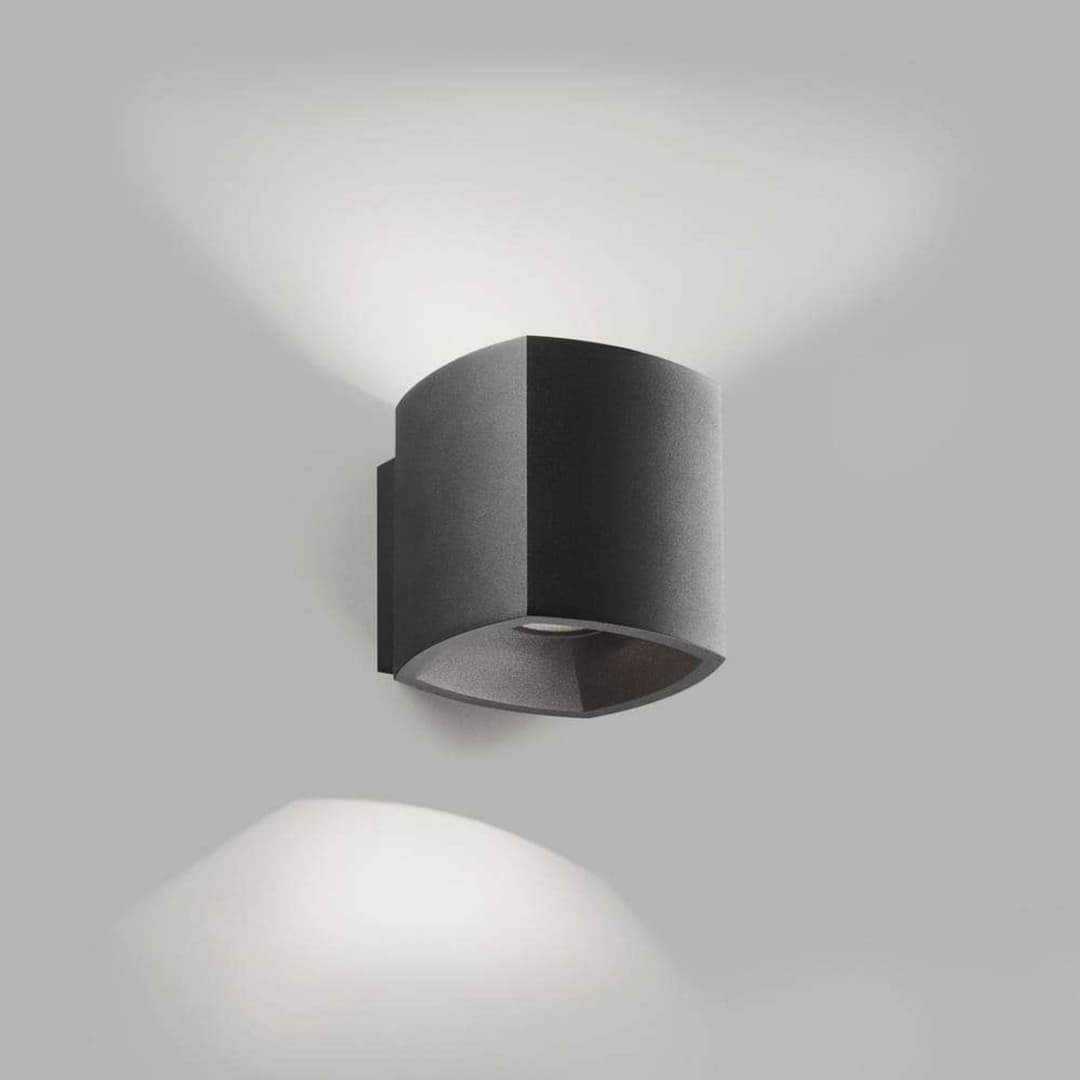 Mirage 1 Wandleuchte In/Out Black - LIGHT-POINT - Keller - Aluminium