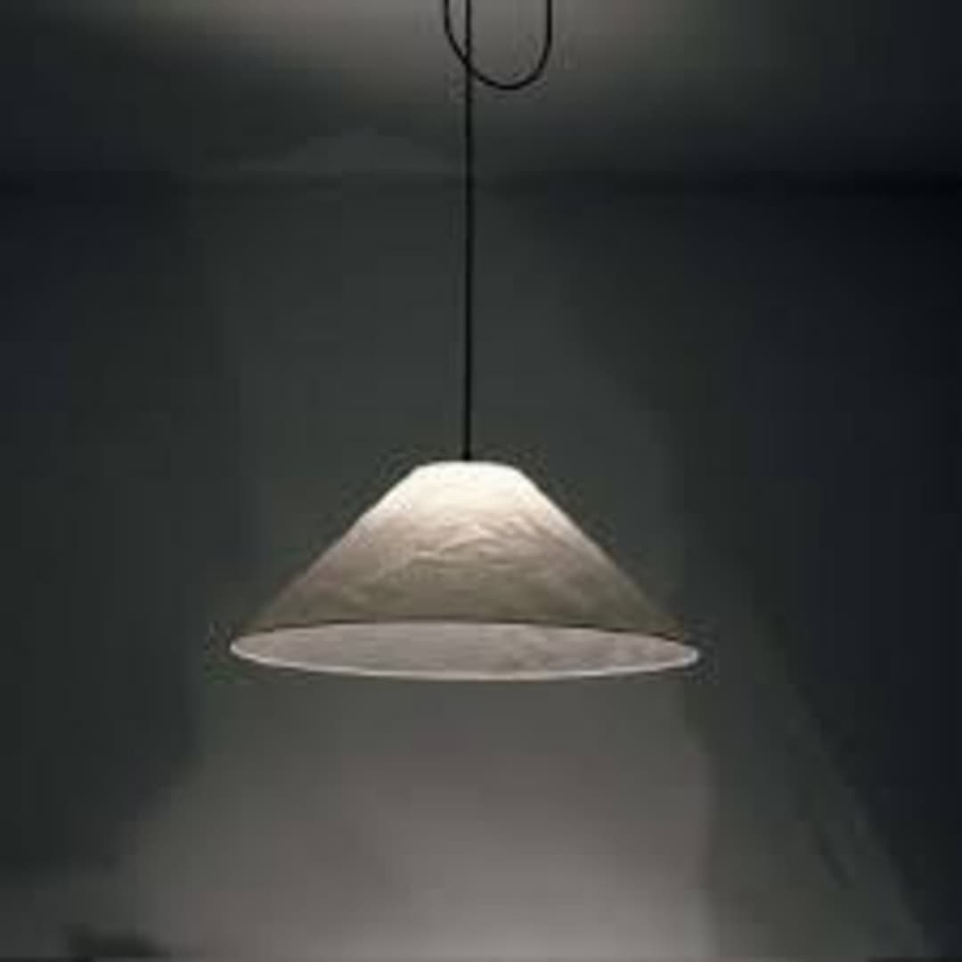 Knitterling 200cm Pendelleuchte - Ingo Maurer - Wohnzimmer - Papier / Karton