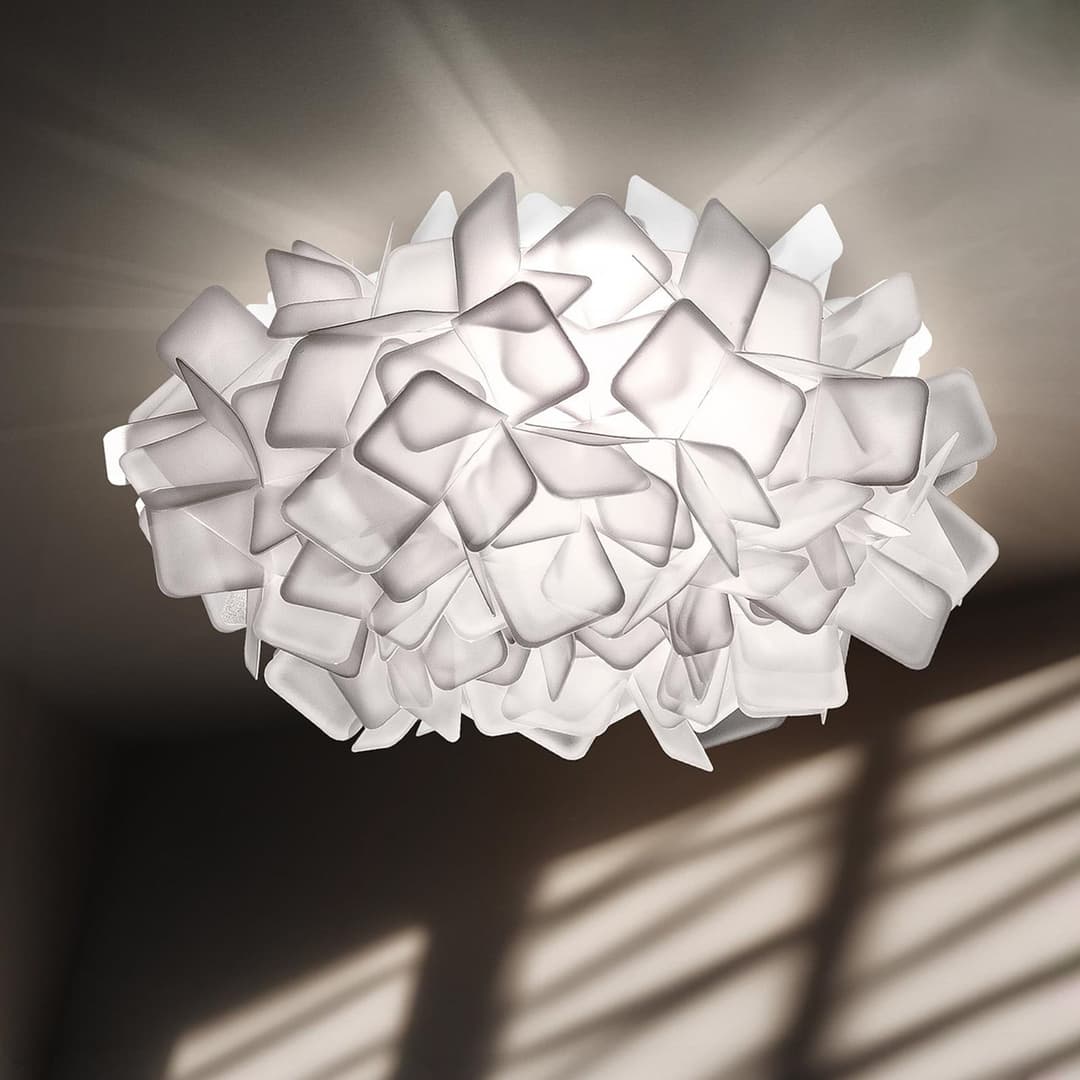 Clizia Deckenleuchte M Weiß - SLAMP - Wohnzimmer - Design - Kunststoff - Rund