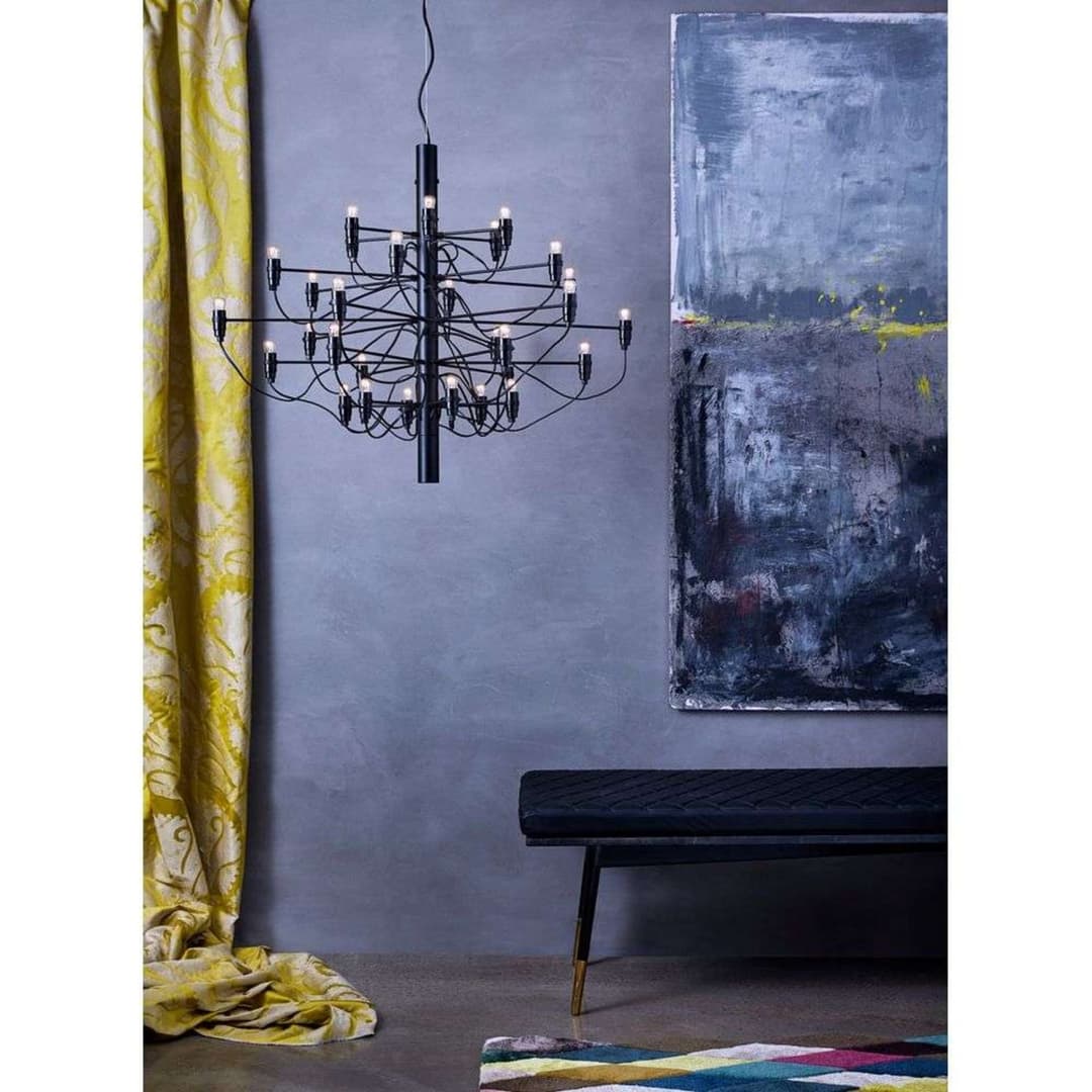 2097/50 Pendelleuchte Schwarz - Flos - Wohnzimmer - Metall