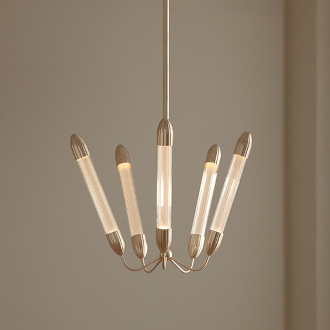 Lemon Squeeze Deckenleuchte Short Plated Brass - UMAGE - Esszimmer - Design - Metall - Mehrflammig