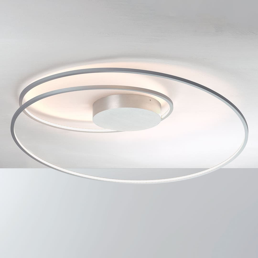 At Deckenleuchte Ø70 Aluminium - Bopp - Wohnzimmer - Design - Metall - Einflammig