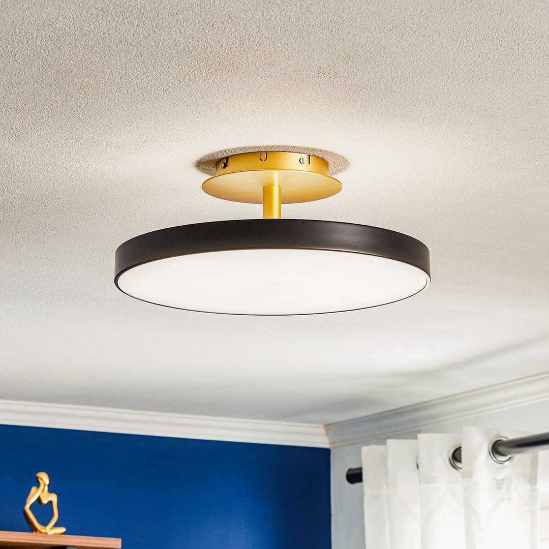 Asteria Up Deckenleuchte Medium Black - UMAGE Asteria Up Medium - Wohnzimmer - Design - Metall - Mit Abstand