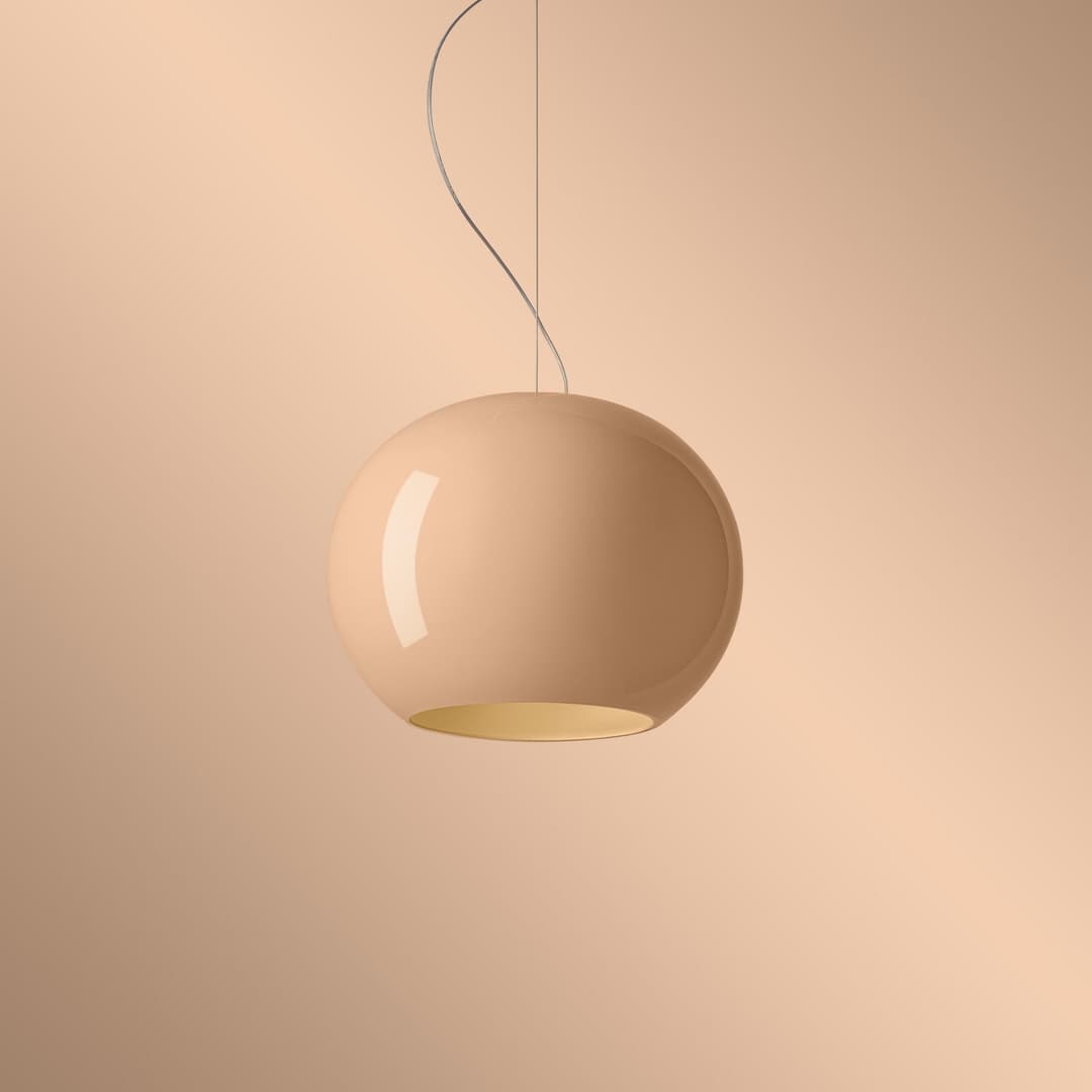 Buds 3 Pendelleuchte 3,4m Pale Rosa - Foscarini - Wohnzimmer - Design - Glas - Einflammig