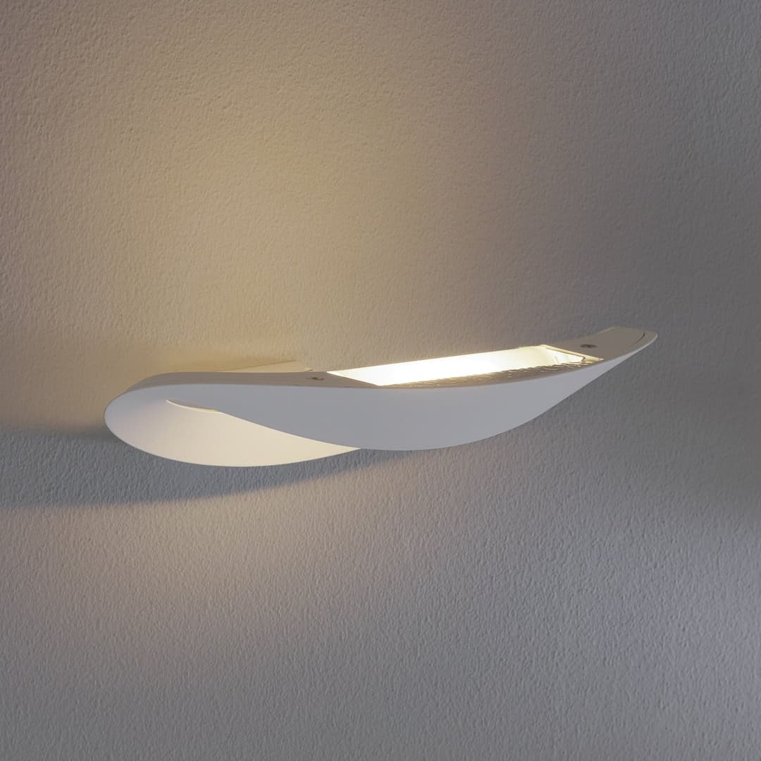 Mesmeri Designer-Wandleuchte weiß - Artemide - Wohnzimmer - Metall - Einflammig