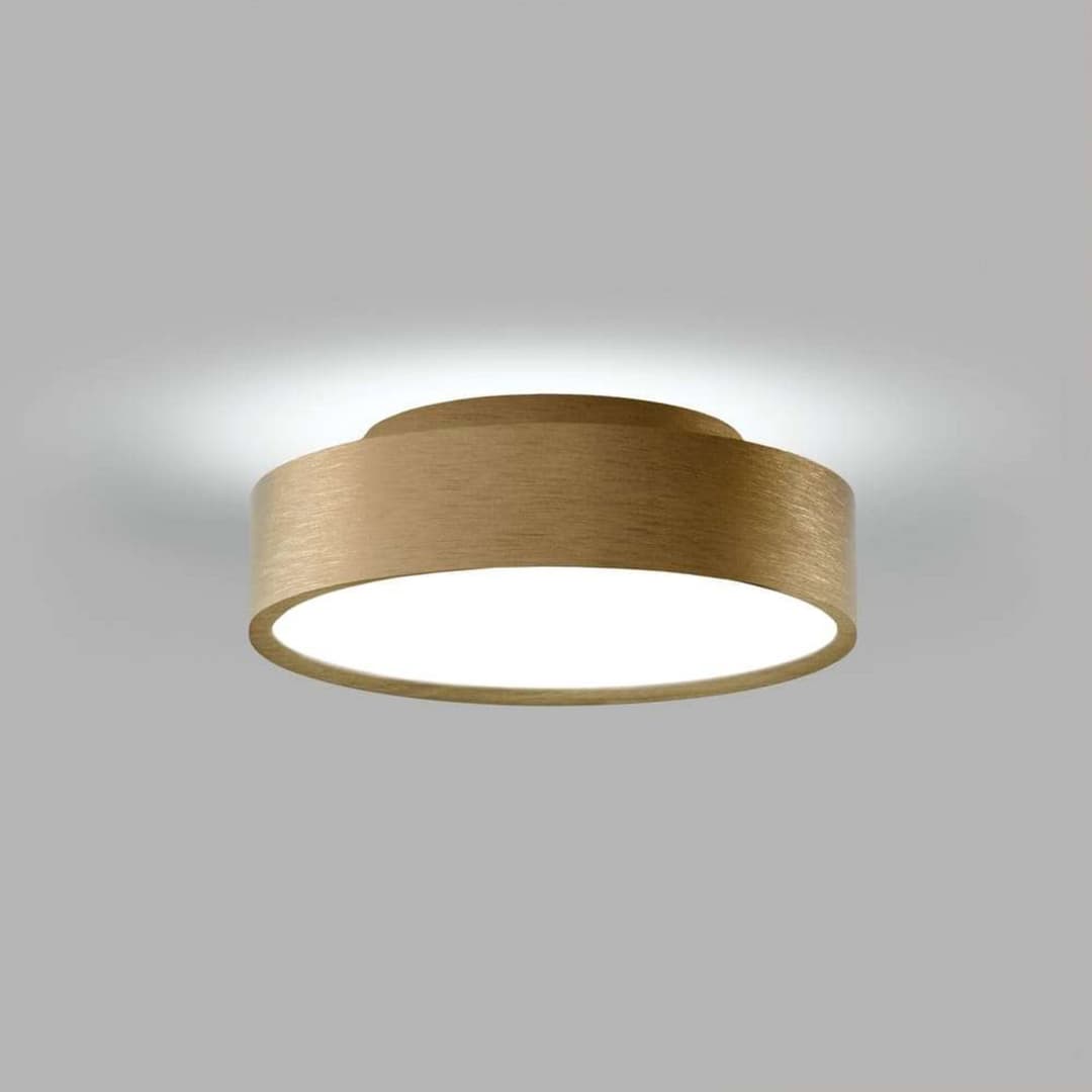 Shadow 1 Deckenleuchte IP54 2700/3000K Brass - LIGHT-POINT - Wohnzimmer - Aluminium