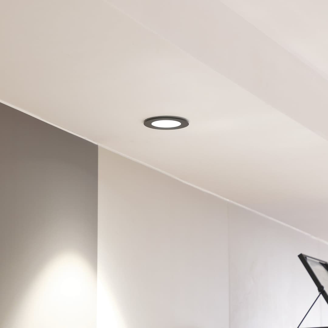 Aryx LED Einbauspot 4000K IP65 Schwarz - Arcchio - Wohnzimmer - Modern - Aluminium - Einflammig
