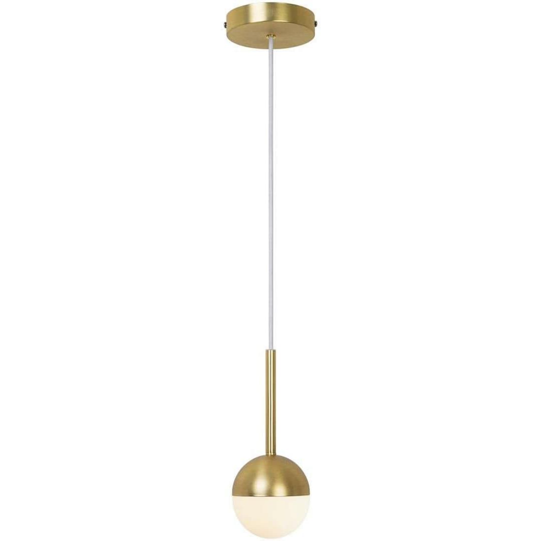 Contina Pendelleuchte Brass/Opal - Nordlux - Wohnzimmer - Design - Metall - Einflammig