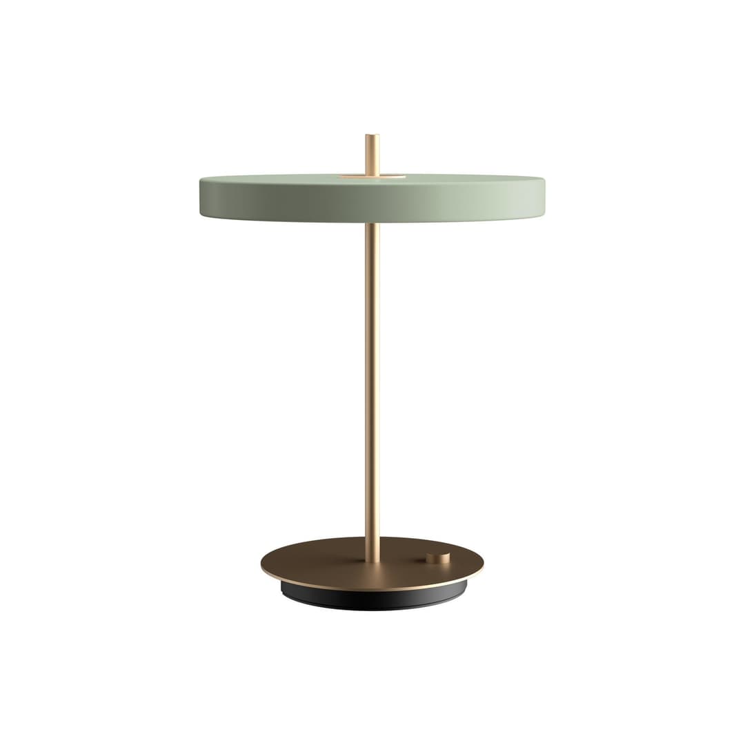 Asteria Tischleuchte Nuance Olive - UMAGE Asteria Table - Wohnzimmer - Design - Aluminium - Mit Schirm