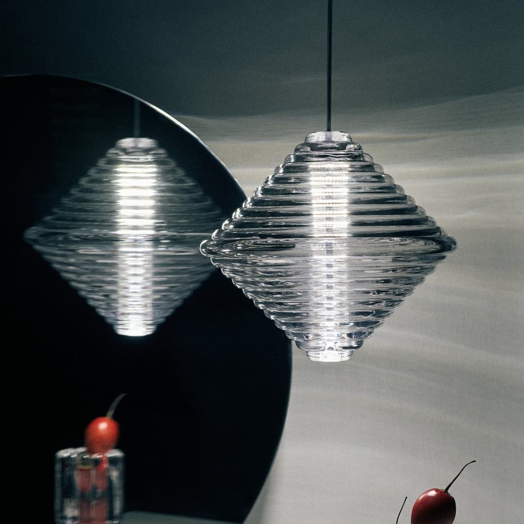 Press Cone Pendelleuchte 3000K Clear - Tom Dixon - Wohnzimmer - Design - Glas - Einflammig
