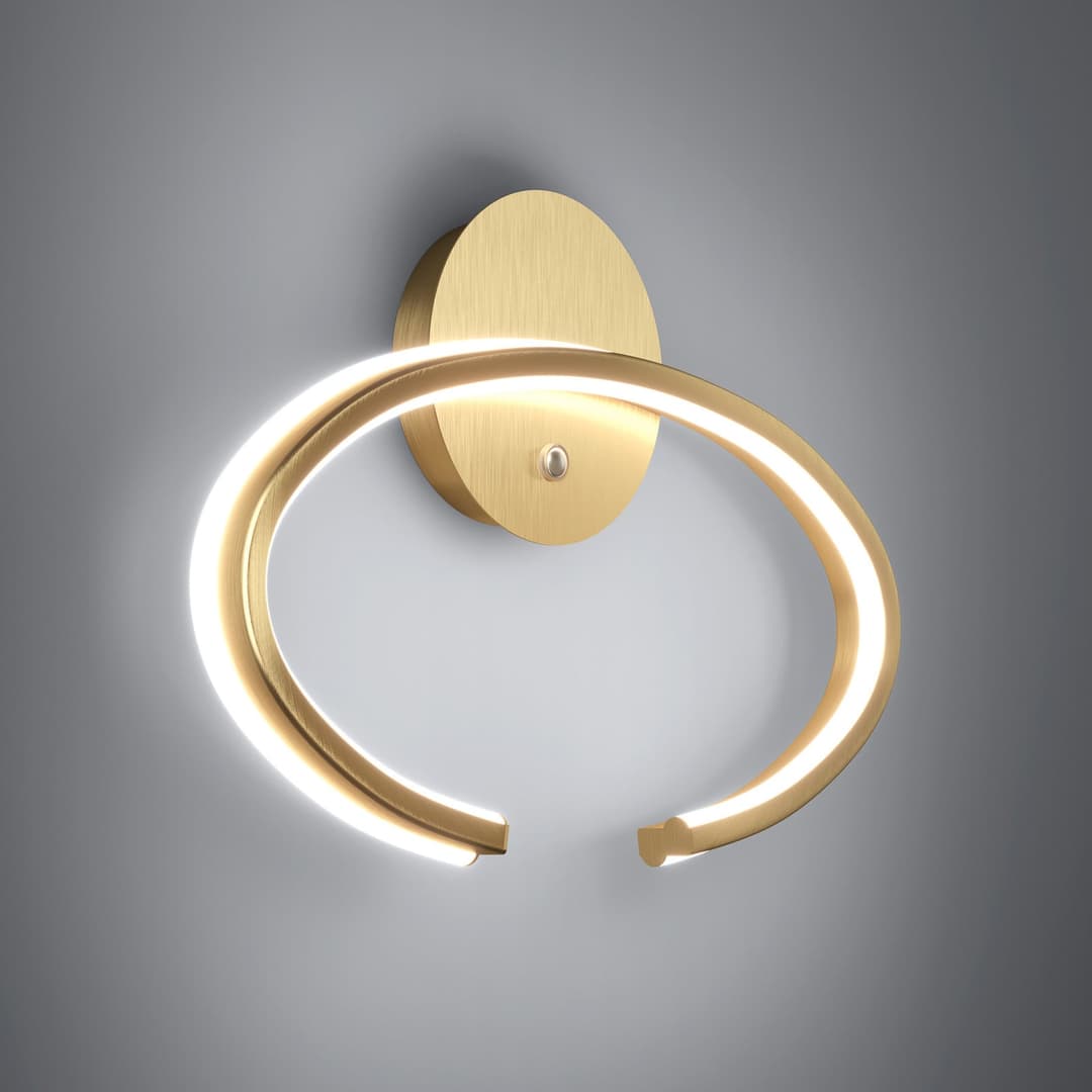 Bogado LED-Wandlampe, gold, 40 cm, CCT, dim - Stars of Light - Wohnzimmer - Modern - Metall - Einflammig