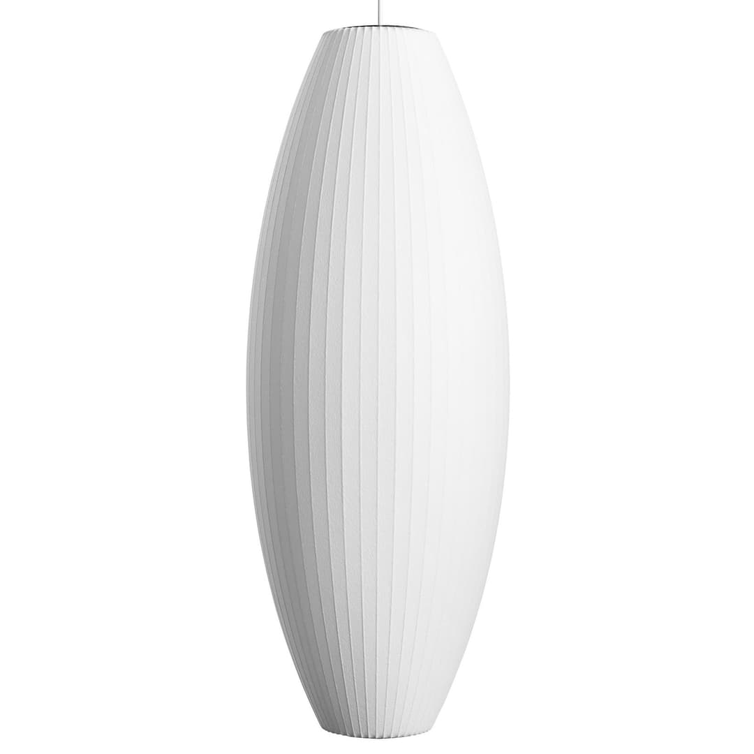 Nelson Cigar Bubble XL Pendellampe, Ø 47,5 cm, weiß - HAY - Wohnzimmer - Design - Kunststoff - Einflammig