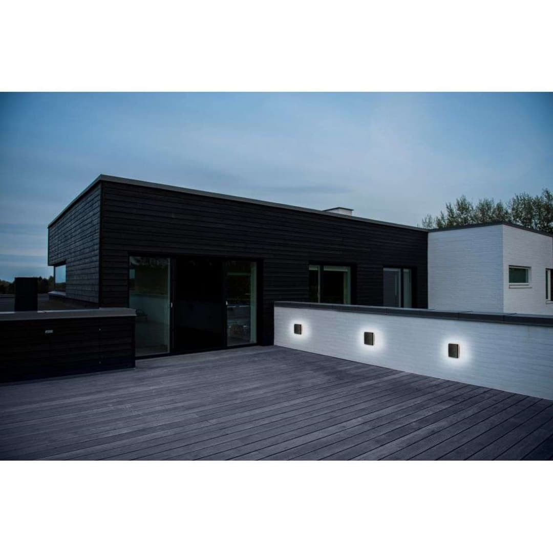 Artego Square LED Wandleuchte Black - Nordlux - Aluminium