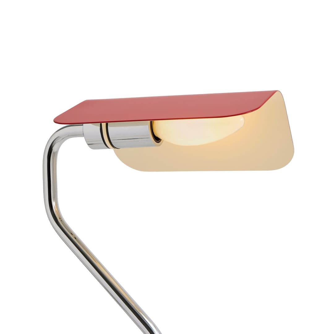 Apex Tischlampe, rot, Höhe 38 cm, E14, Stahl - HAY - Wohnzimmer - Design - Metall - Einflammig