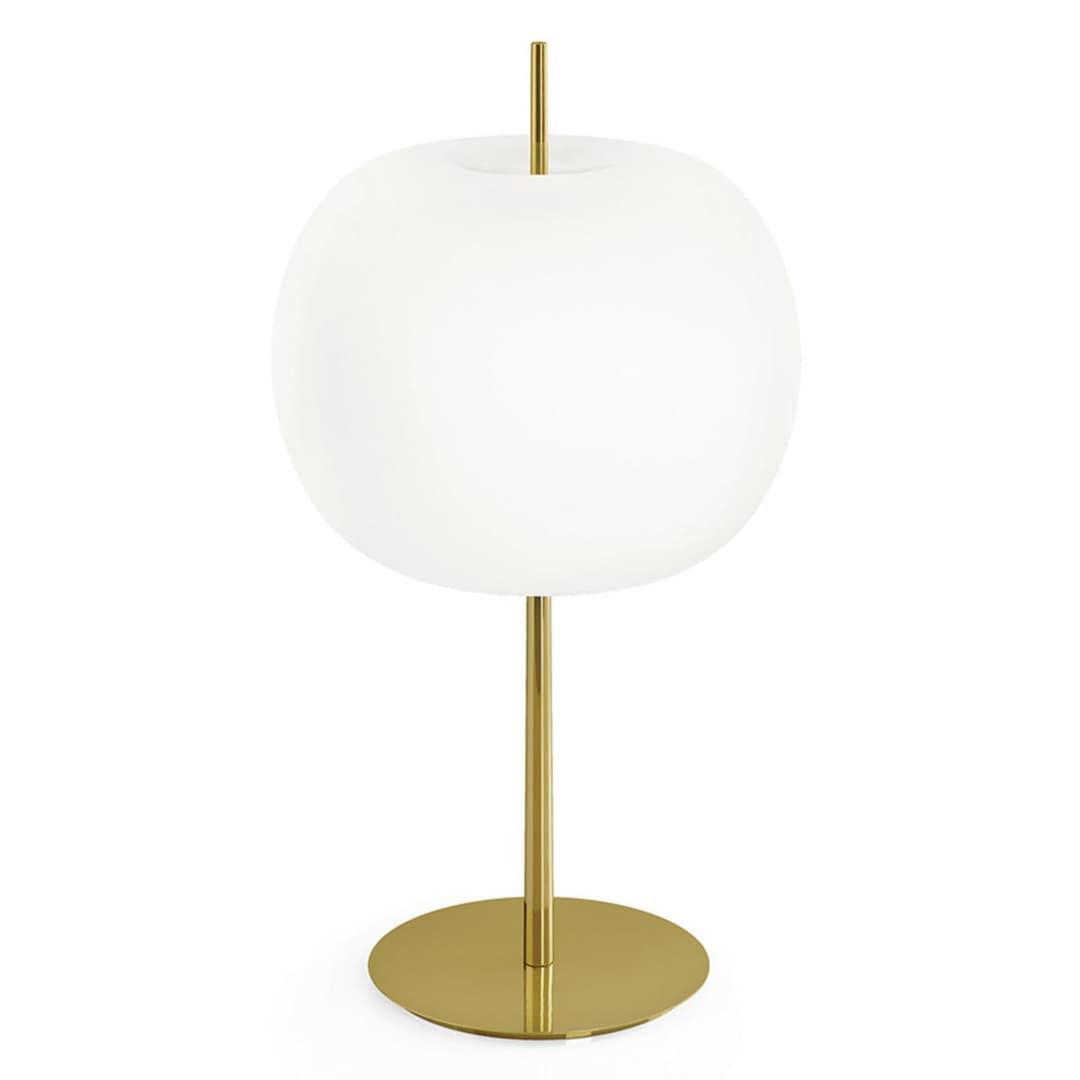Kushi Tischleuchte XL Brass - KDLN - Wohnzimmer - Design - Glas - Kugel