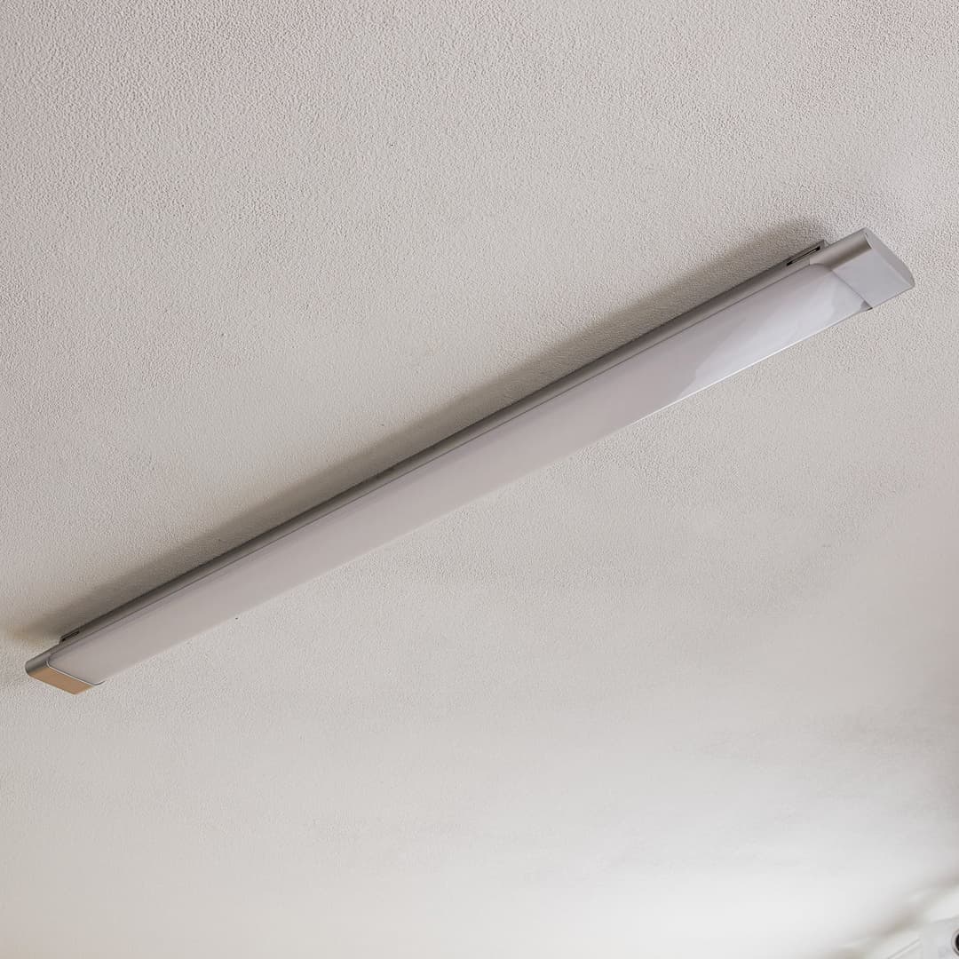 Vinca Deckenleuchte L120 White/Silver - Arcchio - Arbeitszimmer / Büro - Modern - Kunststoff - Eckig
