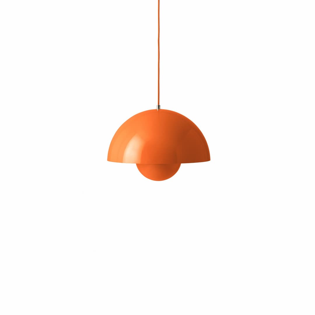 Flowerpot VP7 Hängeleuchte, orange - &TRADITION - Wohnzimmer - Design - Metall - Mit Schirm