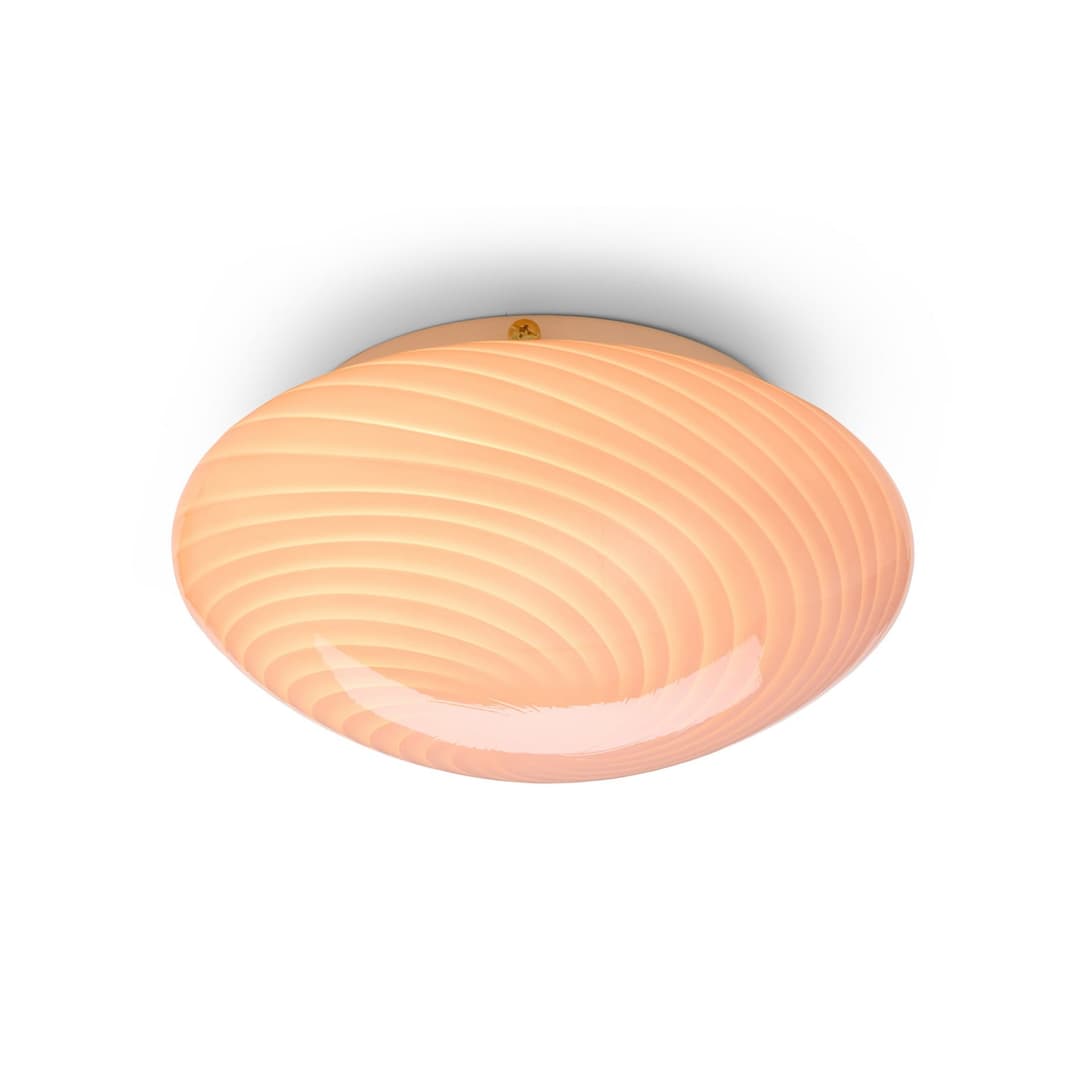 CANDY Deckenleuchte, rosa, Ø 30 cm, Glas, E27 - Halo Design - Wohnzimmer - Einflammig