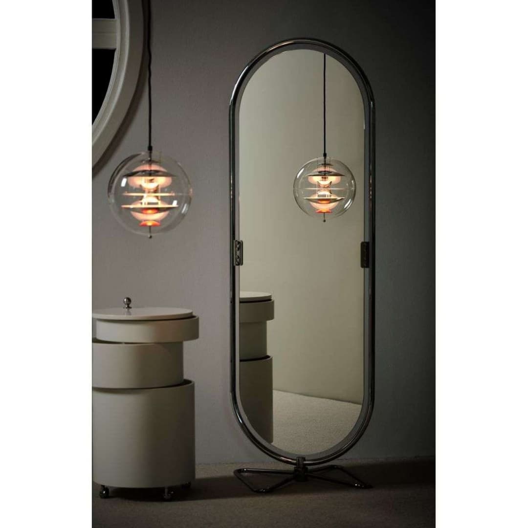 VP Globe 28 Pendelleuchte, aluminium, Ø28 cm - Verpan - Wohnzimmer