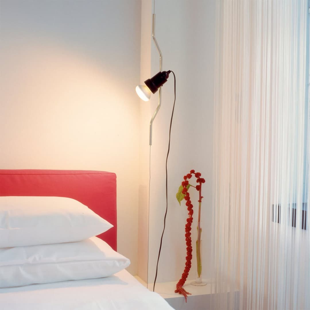Parentesi Pendelleuchte Rot m/Dimmer - Flos - Wohnzimmer - Design - Kunststoff