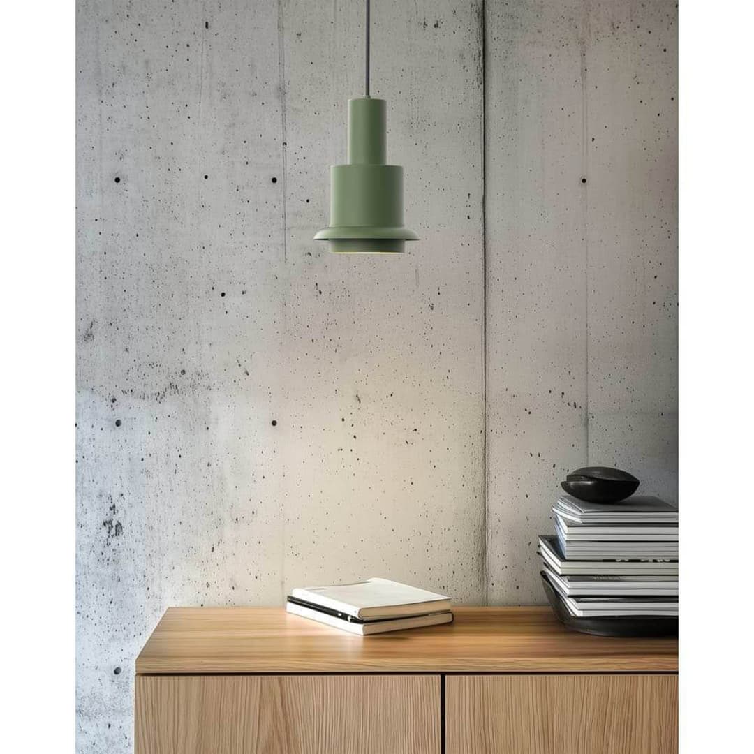 Chaumont Pendelleuchte Ø19xH28 Green/White - DCW - Wohnzimmer - Metall