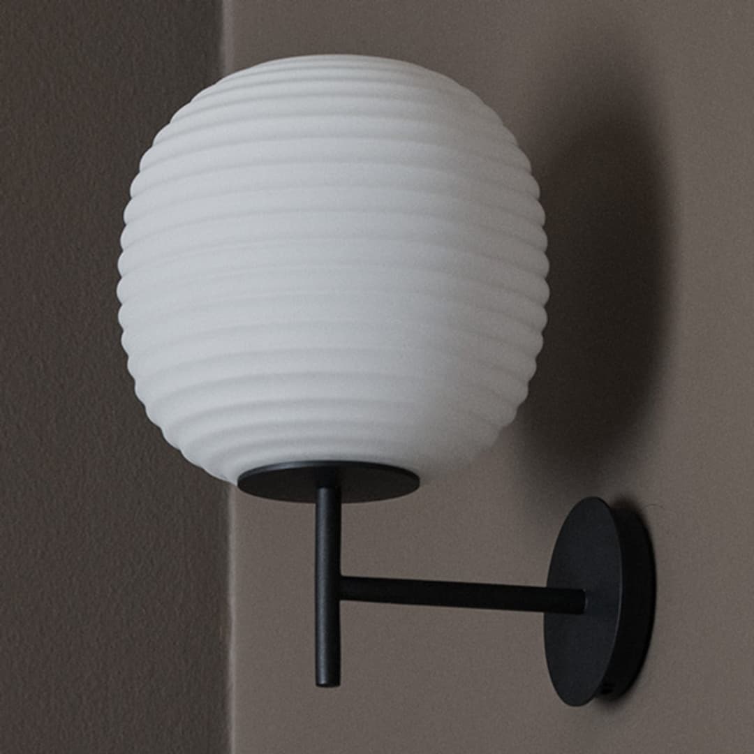 Lantern Wandleuchte Small Ø20 - New Works Lantern Small - Wohnzimmer - Design - Metall - Kugel