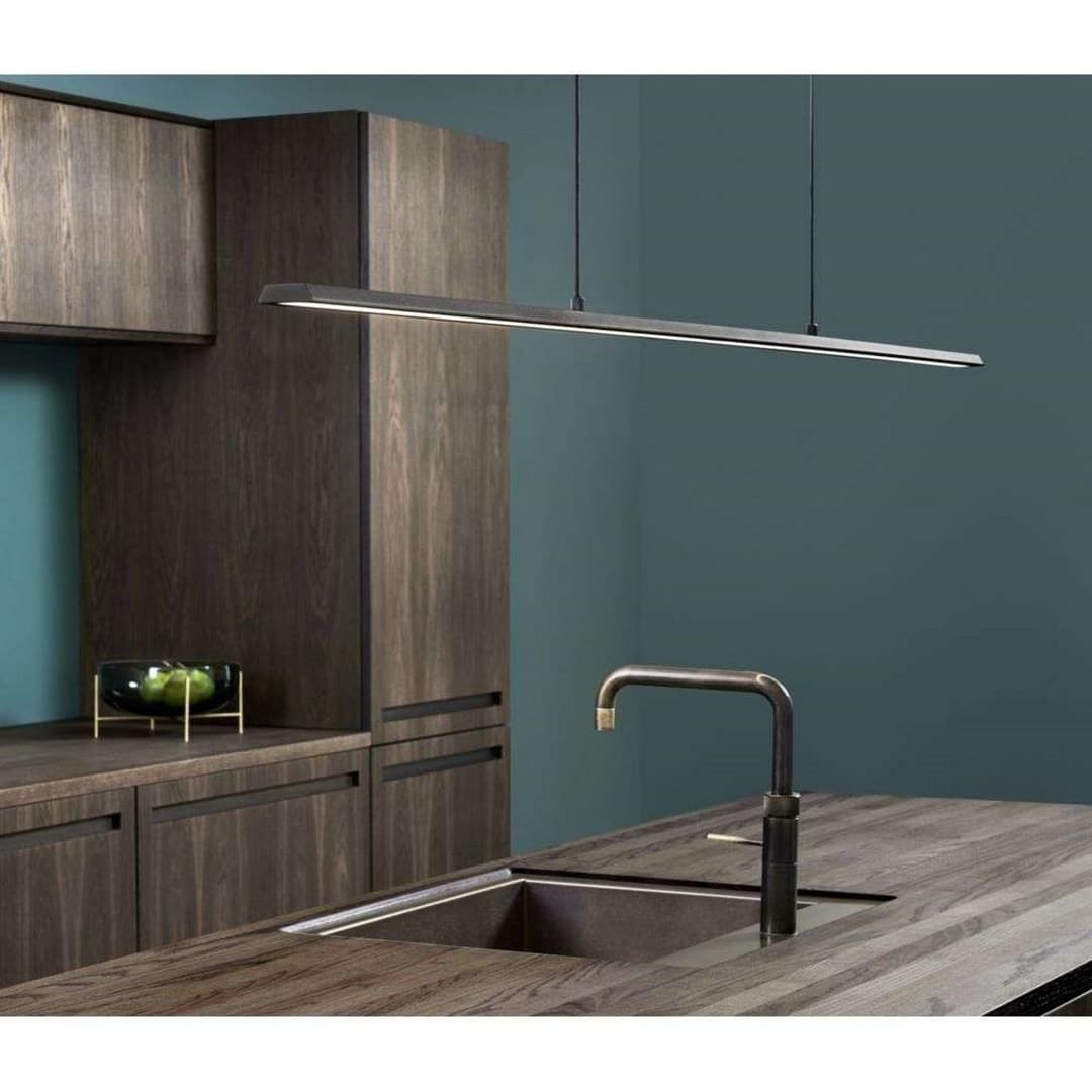 Slim S1200 Pendelleuchte 2700/3000K Black - LIGHT-POINT - Wohnzimmer - Aluminium