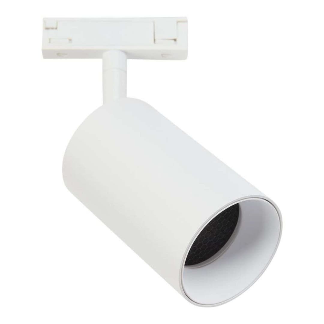 Designline Tube PRO Schienenspot weiß GU10 - Antidark - Wohnzimmer - Metall