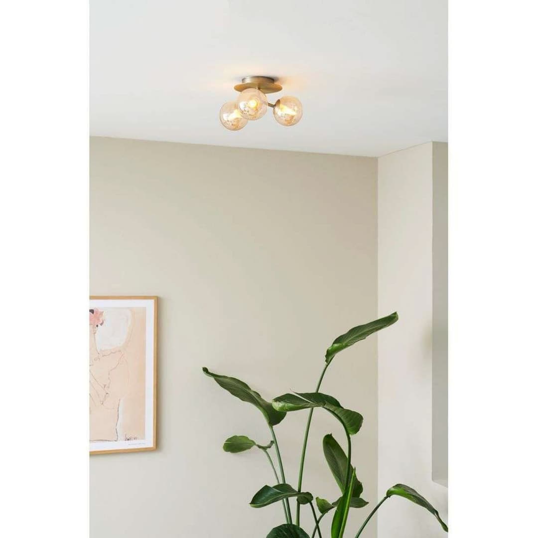 Atom Trio Deckenleuchte Weiß - Halo Design - Wohnzimmer - Metall