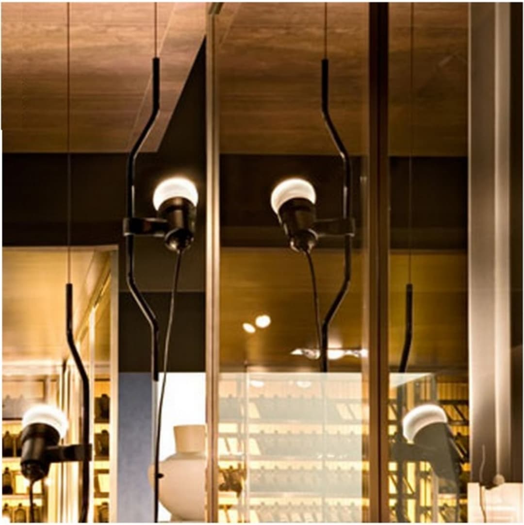 Parentesi Pendelleuchte Nickel m/Dimmer - Flos - Wohnzimmer - Design - Kunststoff