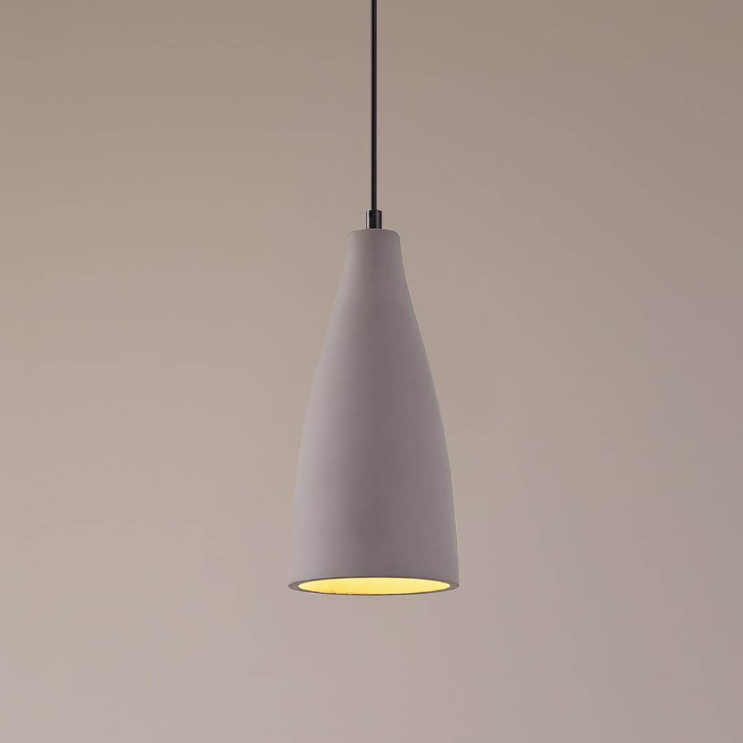 Sanne Pendelleuchte Concrete Grey - Lindby - Wohnzimmer - Modern - Beton - Einflammig