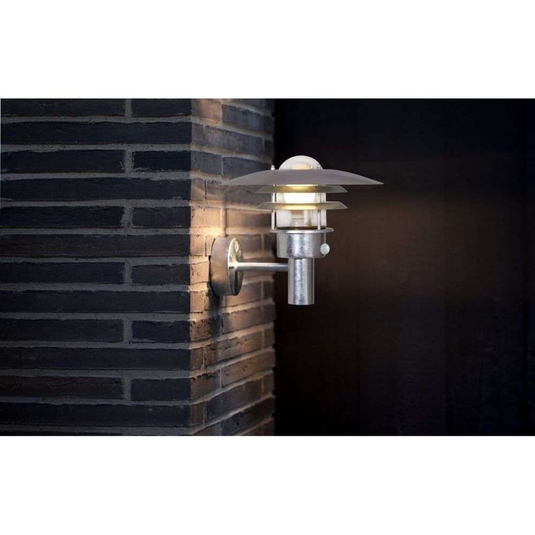 Lønstrup 32 Wandleuchte w/Sensor Galvanised - Nordlux - Metall