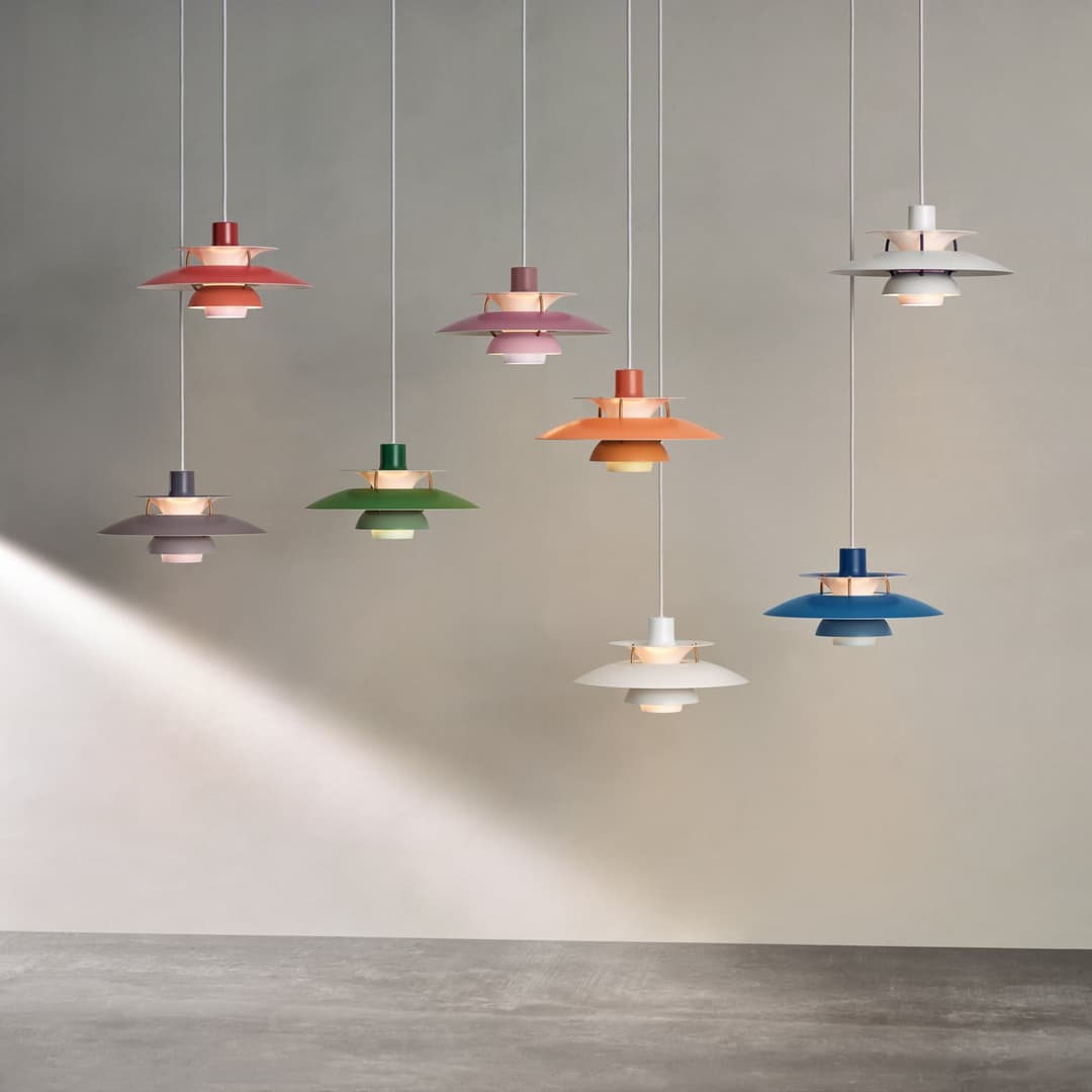 PH 5 300 Hängeleuchte, orange, 30 cm - Louis Poulsen - Wohnzimmer - Design - Metall - Einflammig