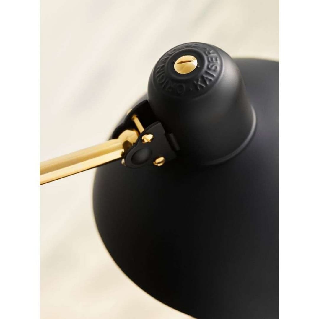 KAISER idell™ 6580-F Stehlampe gold/schwarz - Fritz Hansen - Wohnzimmer - Vintage - Metall