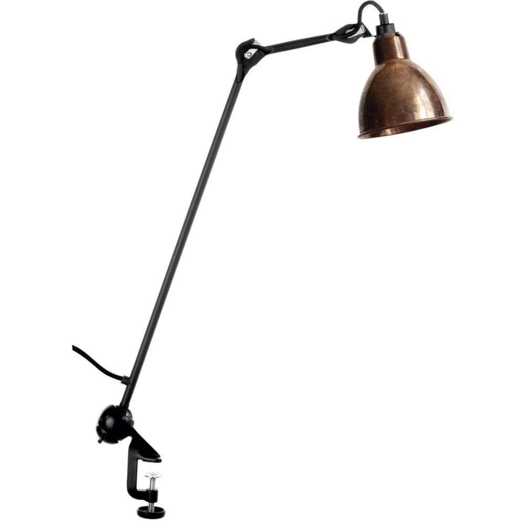 201 Tischleuchte Schwarz/Kupfer - Lampe Gras DCW - Arbeitszimmer / Büro - Metall