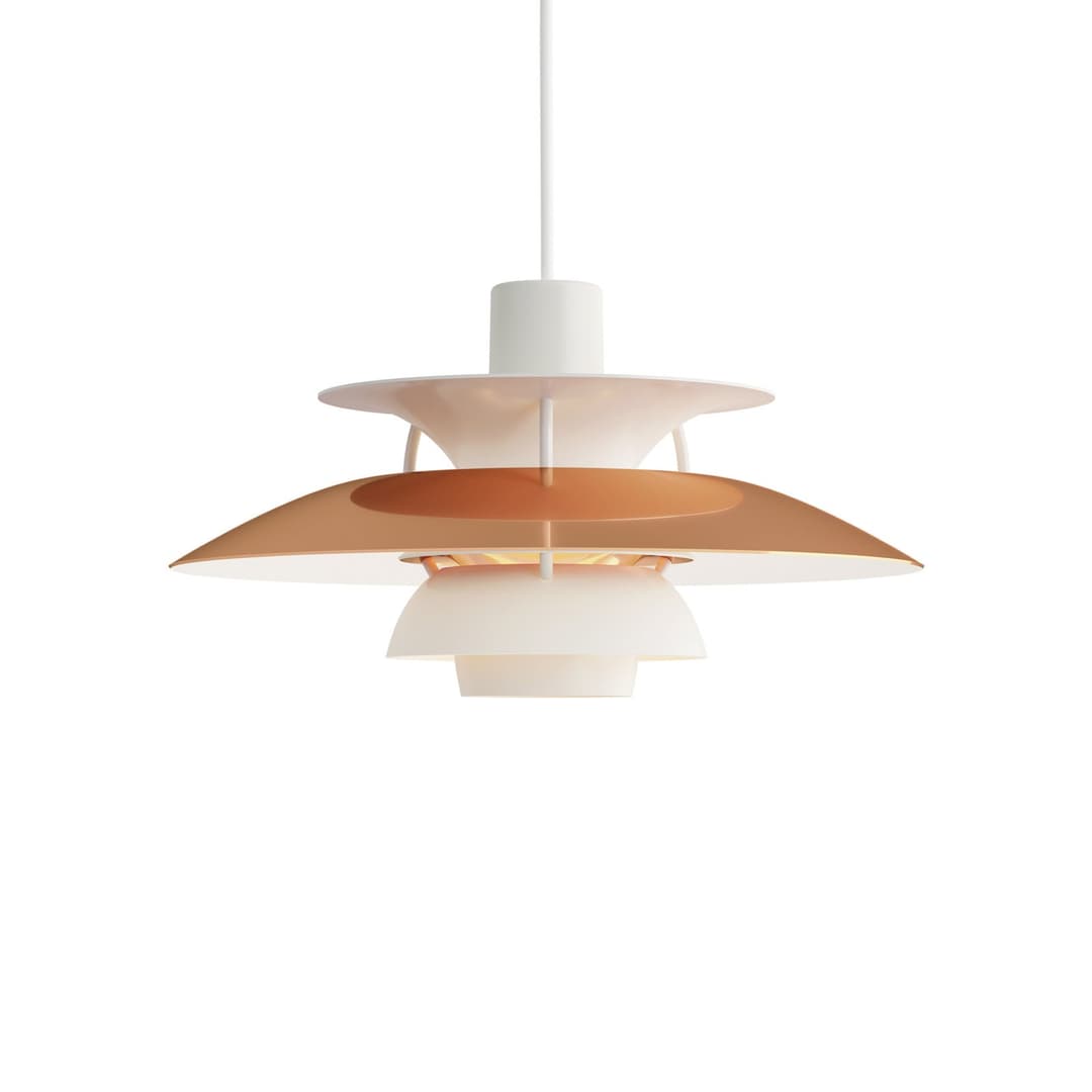 PH 5 300 Hängeleuchte, kupfer, 30 cm - Louis Poulsen - Wohnzimmer - Design - Metall - Einflammig