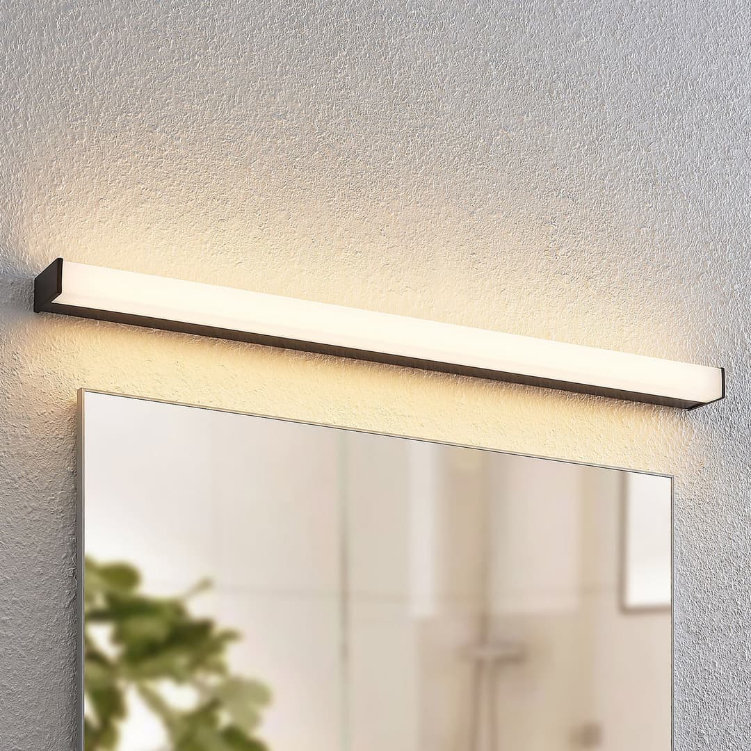 Ulisan LED Wandleuchte IP44 L88,8 Matt Black/White - Lindby - Badezimmer - Modern - Metall