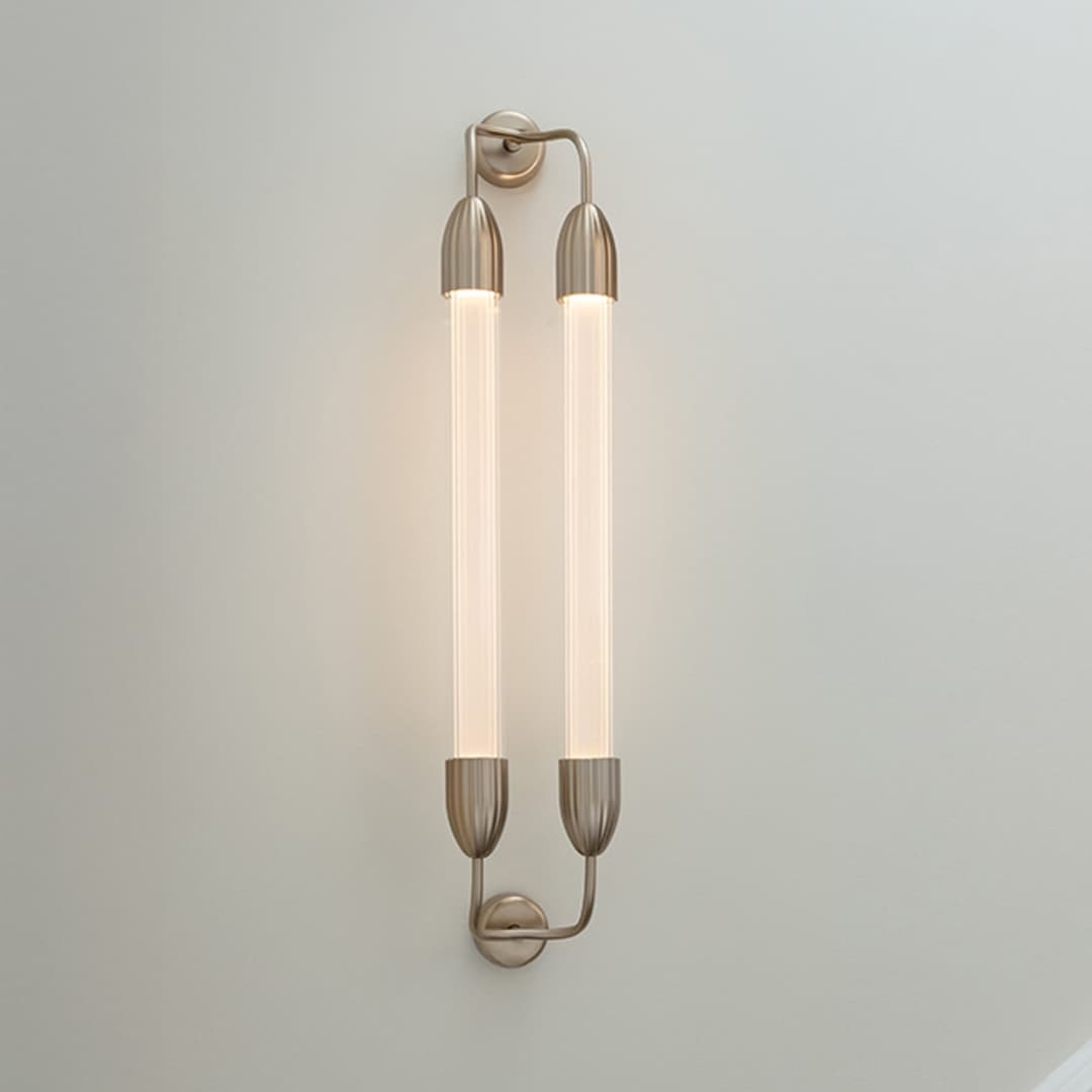 Lemon Squeeze Wandleuchte Double Long Plated Brass - UMAGE - Wohnzimmer - Design - Metall - Mehrflammig